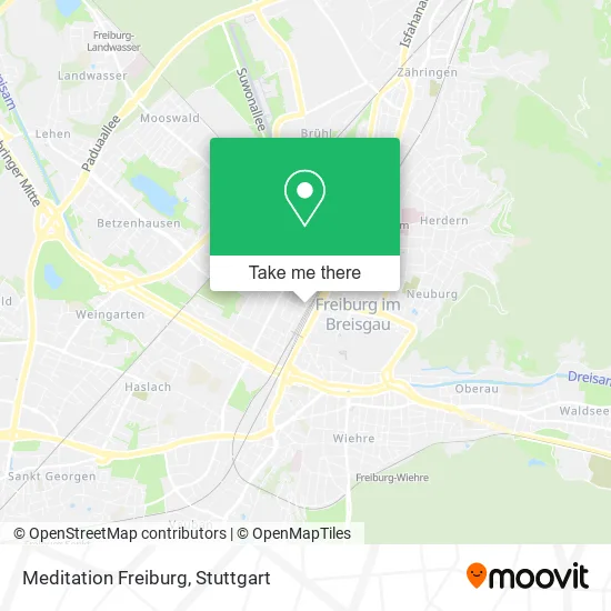 Карта Meditation Freiburg