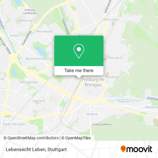 Карта Lebensecht Leben