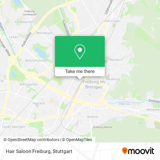 Карта Hair Saloon Freiburg
