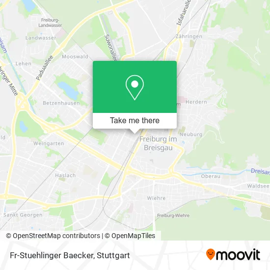 Карта Fr-Stuehlinger Baecker