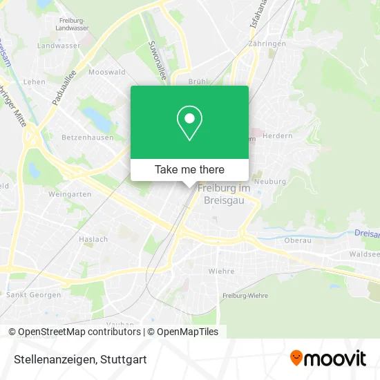 Карта Stellenanzeigen