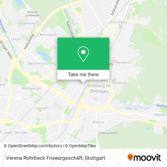 Карта Verena Rohrbeck Friseurgeschäft
