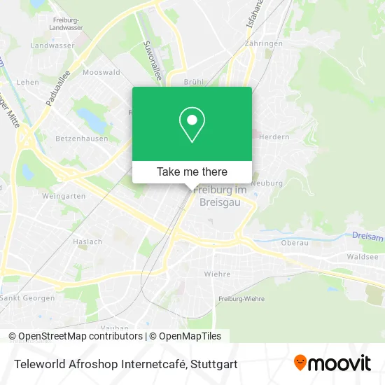 Карта Teleworld Afroshop Internetcafé