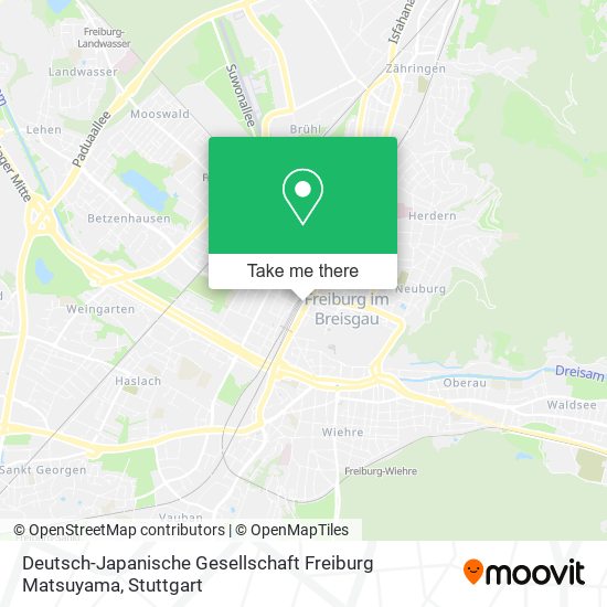 Deutsch-Japanische Gesellschaft Freiburg Matsuyama map