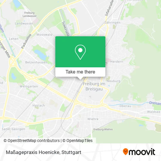 Карта Maßagepraxis Hoenicke