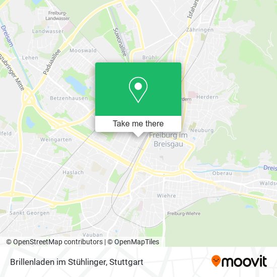 Brillenladen im Stühlinger map