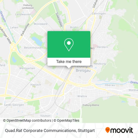 Quad.Rat Corporate Communications map