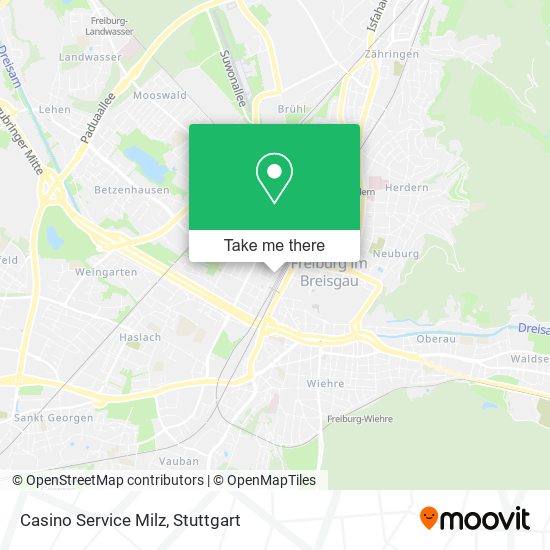 Casino Service Milz map
