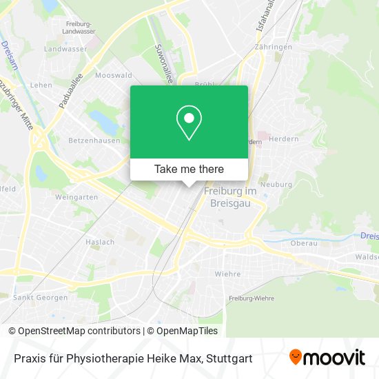 Praxis für Physiotherapie Heike Max map