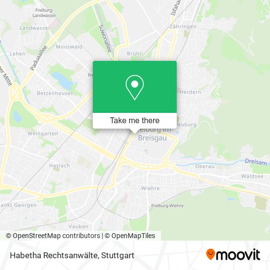 Карта Habetha Rechtsanwälte
