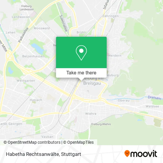 Карта Habetha Rechtsanwälte