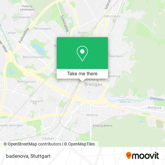 Карта badenova