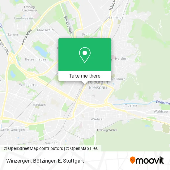 Карта Winzergen. Bötzingen E