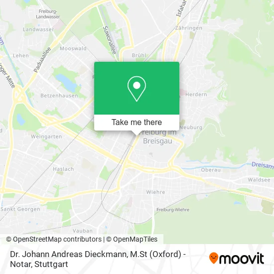 Карта Dr. Johann Andreas Dieckmann, M.St (Oxford) - Notar