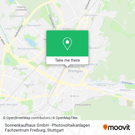 Sonnenkaufhaus GmbH - Photovoltaikanlagen Fachzentrum Freiburg map