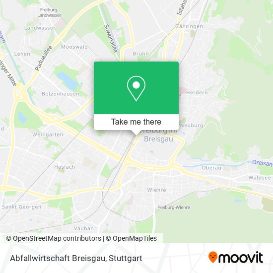 Abfallwirtschaft Breisgau map
