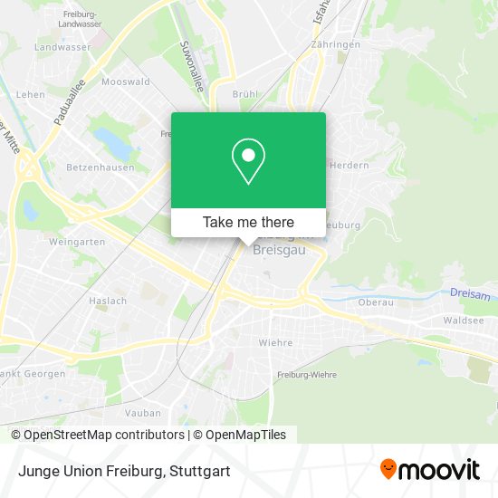 Junge Union Freiburg map