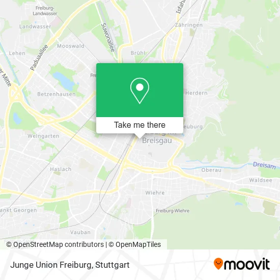 Карта Junge Union Freiburg
