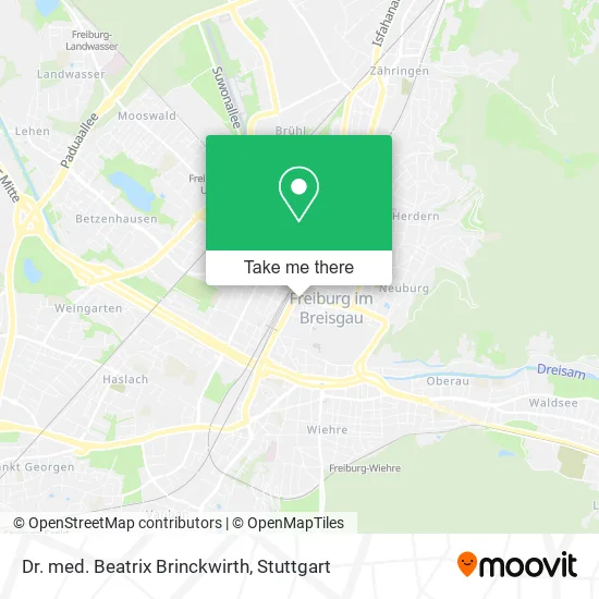 Карта Dr. med. Beatrix Brinckwirth