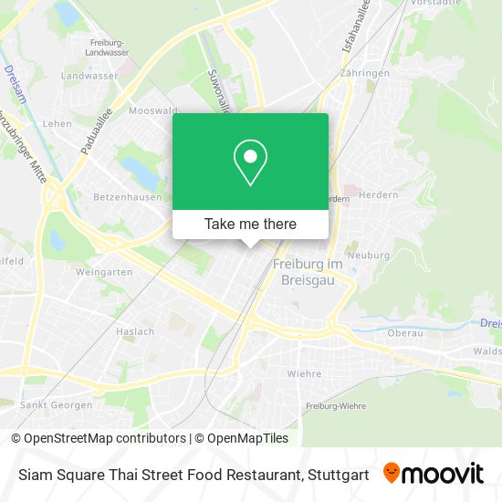 Siam Square Thai Street Food Restaurant map