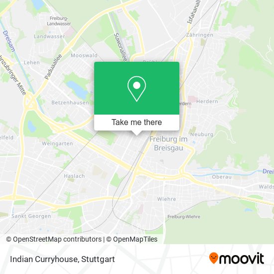 Карта Indian Curryhouse