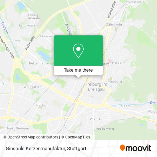 Карта Ginsouls Kerzenmanufaktur
