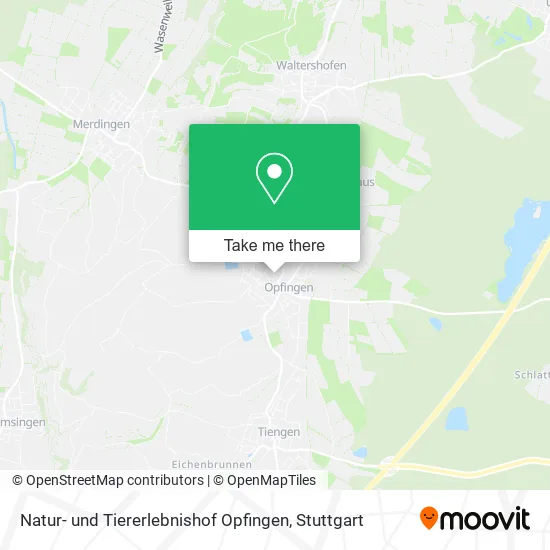 Карта Natur- und Tiererlebnishof Opfingen