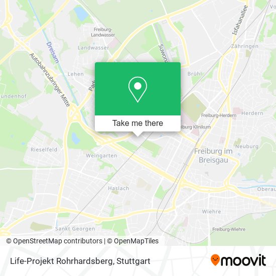 Life-Projekt Rohrhardsberg map