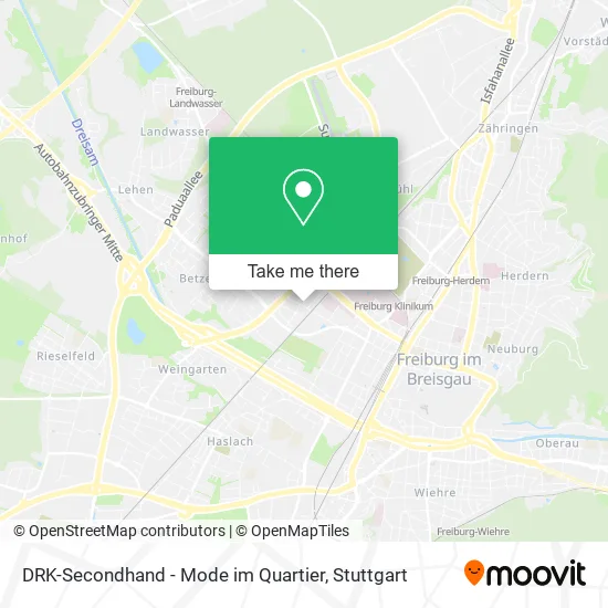 Карта DRK-Secondhand - Mode im Quartier