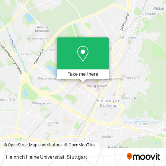 Карта Heinrich Heine Universität