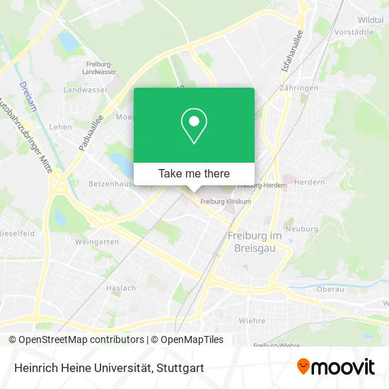 Карта Heinrich Heine Universität