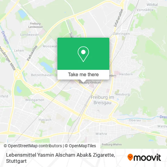 Карта Lebensmittel Yasmin Alscham Abak& Zigarette