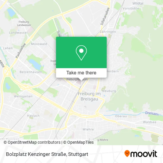 Карта Bolzplatz Kenzinger Straße