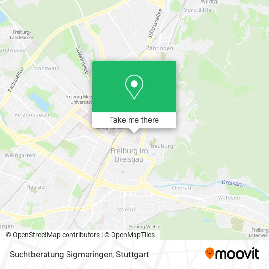 Карта Suchtberatung Sigmaringen