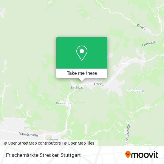 Карта Frischemärkte Strecker