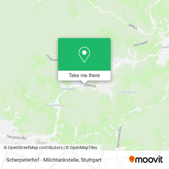 Карта Scherpeterhof - Milchtankstelle