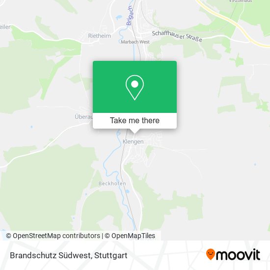Brandschutz Südwest map