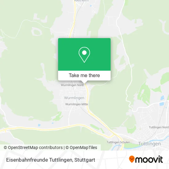Карта Eisenbahnfreunde Tuttlingen