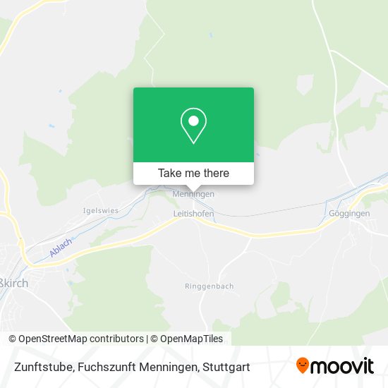 Zunftstube, Fuchszunft Menningen map