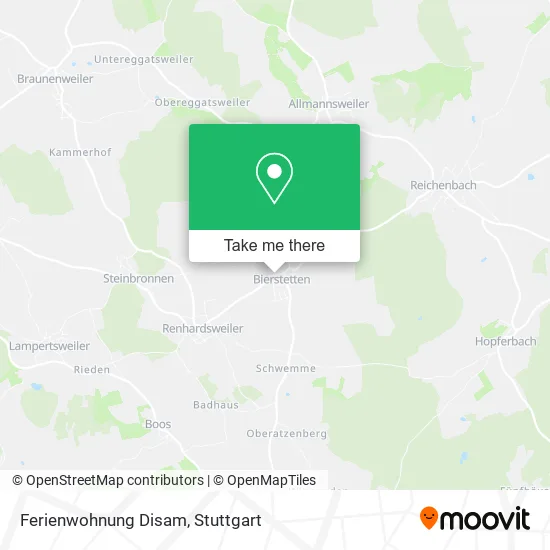 Карта Ferienwohnung Disam