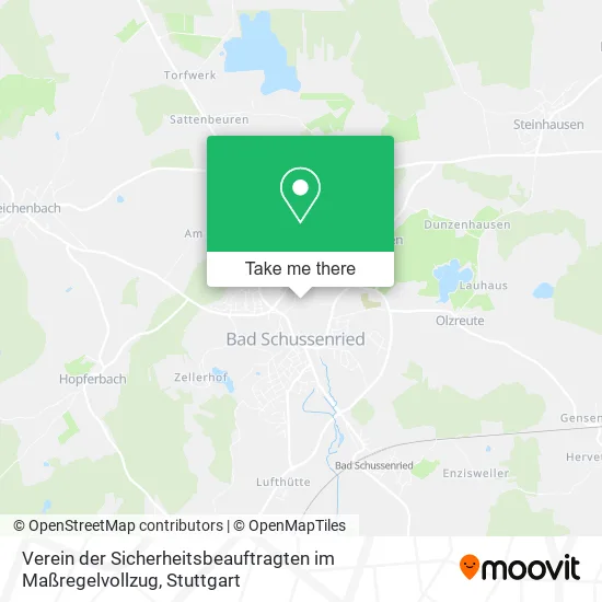 Карта Verein der Sicherheitsbeauftragten im Maßregelvollzug