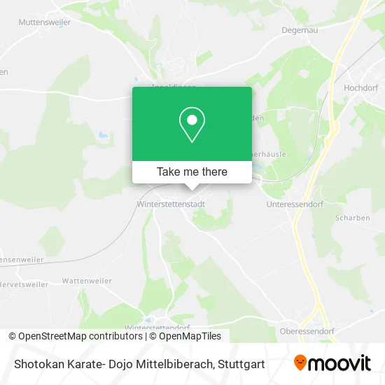 Карта Shotokan Karate- Dojo Mittelbiberach