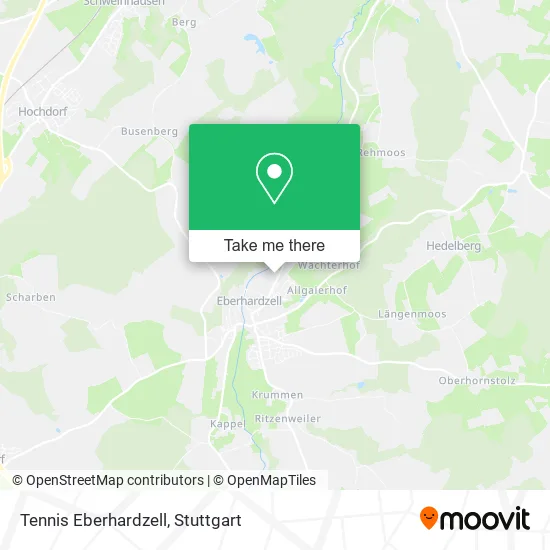 Карта Tennis Eberhardzell