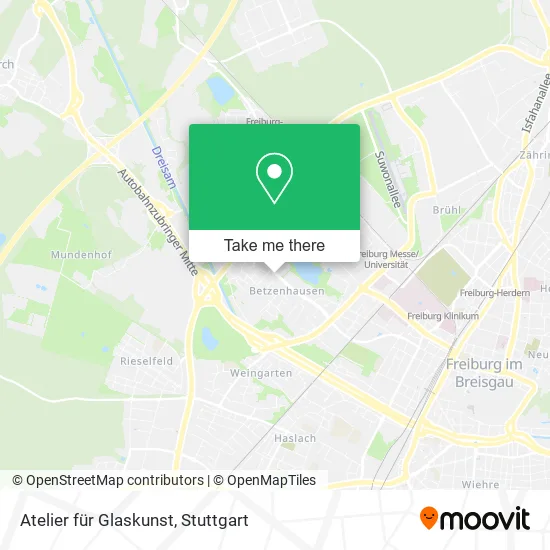 Карта Atelier für Glaskunst