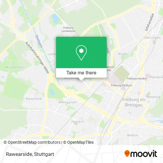 Rawearside map