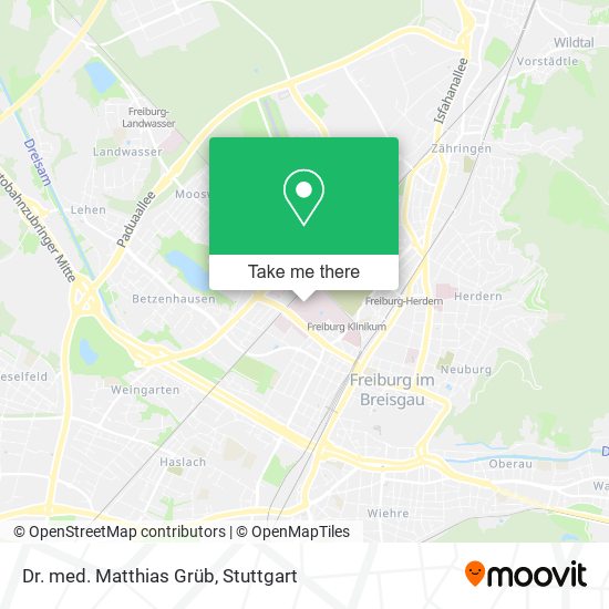 Dr. med. Matthias Grüb map