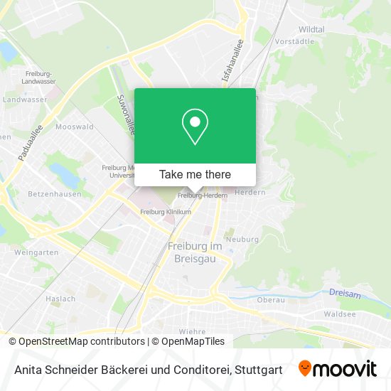 Anita Schneider Bäckerei und Conditorei map