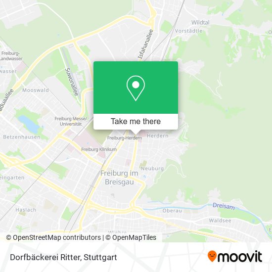 Dorfbäckerei Ritter map
