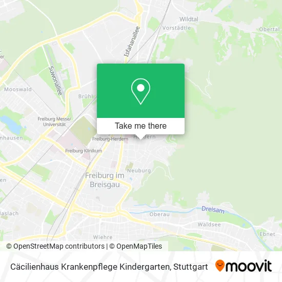 Cäcilienhaus Krankenpflege Kindergarten map