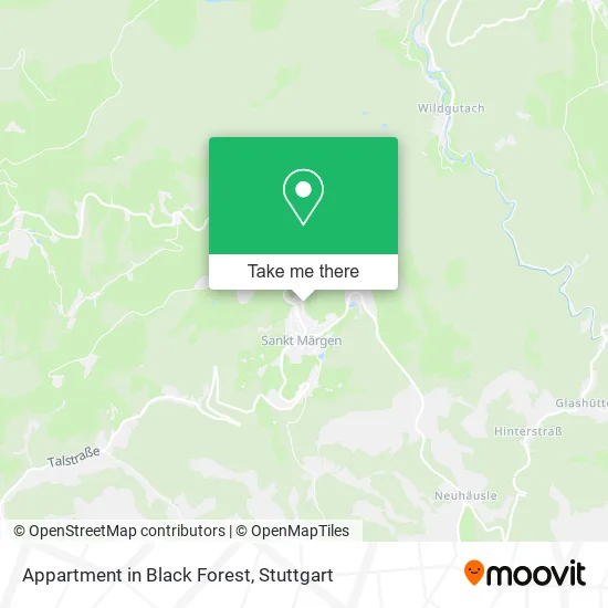 Карта Appartment in Black Forest